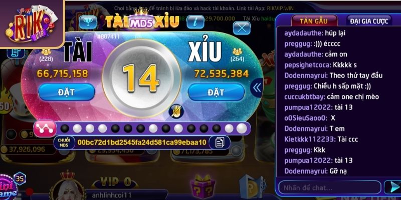 Tài Xỉu MD5 RIKVIP là gì?