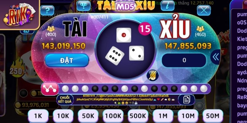 Phân tích xu hướng trong Tài Xỉu MD5