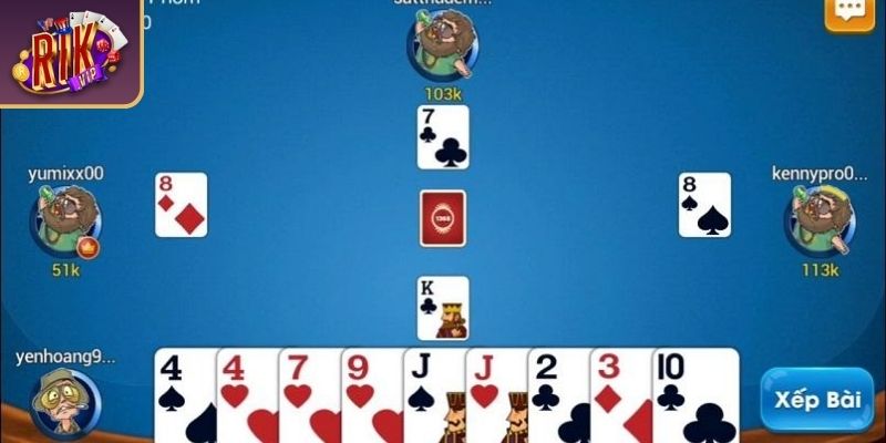 Cách chơi bài tấn RIKVIP tính điểm và sử dụng quân chủ