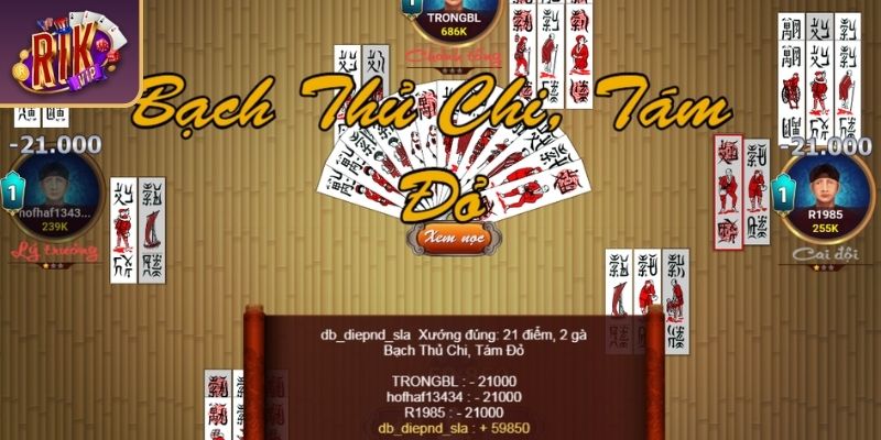 Cách chơi bài Tổ Tôm RIKVIP theo ván 5 người